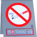 "ΝΟ SMOKING" PG "Λ" 7.5X11YCM