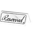 "RESERVED" P/G ΔΙΑΦΑΝΟ