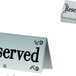 "RESERVED" INOX 12X6YCM